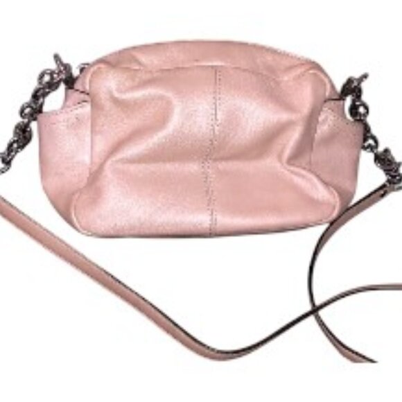 COACH Campbell Abby Turnlock Pink Shimmer Crossbody Camera Bag  -  F24823 - Picture 2 of 7